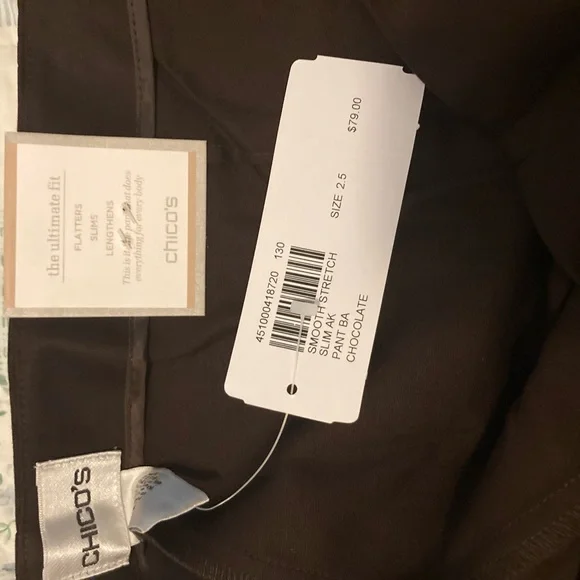 Chico's Brown Women's Pants - Picture 4 of 4